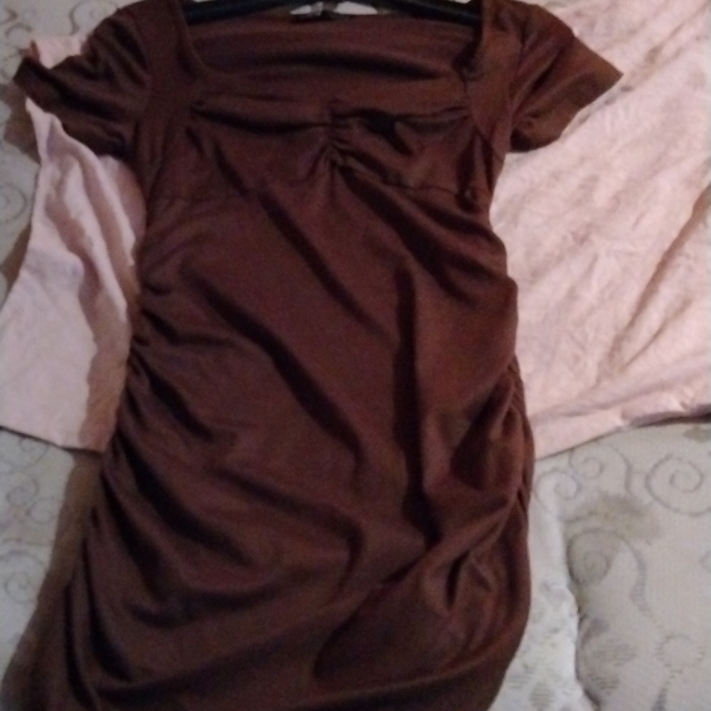Shein ruched mini dress